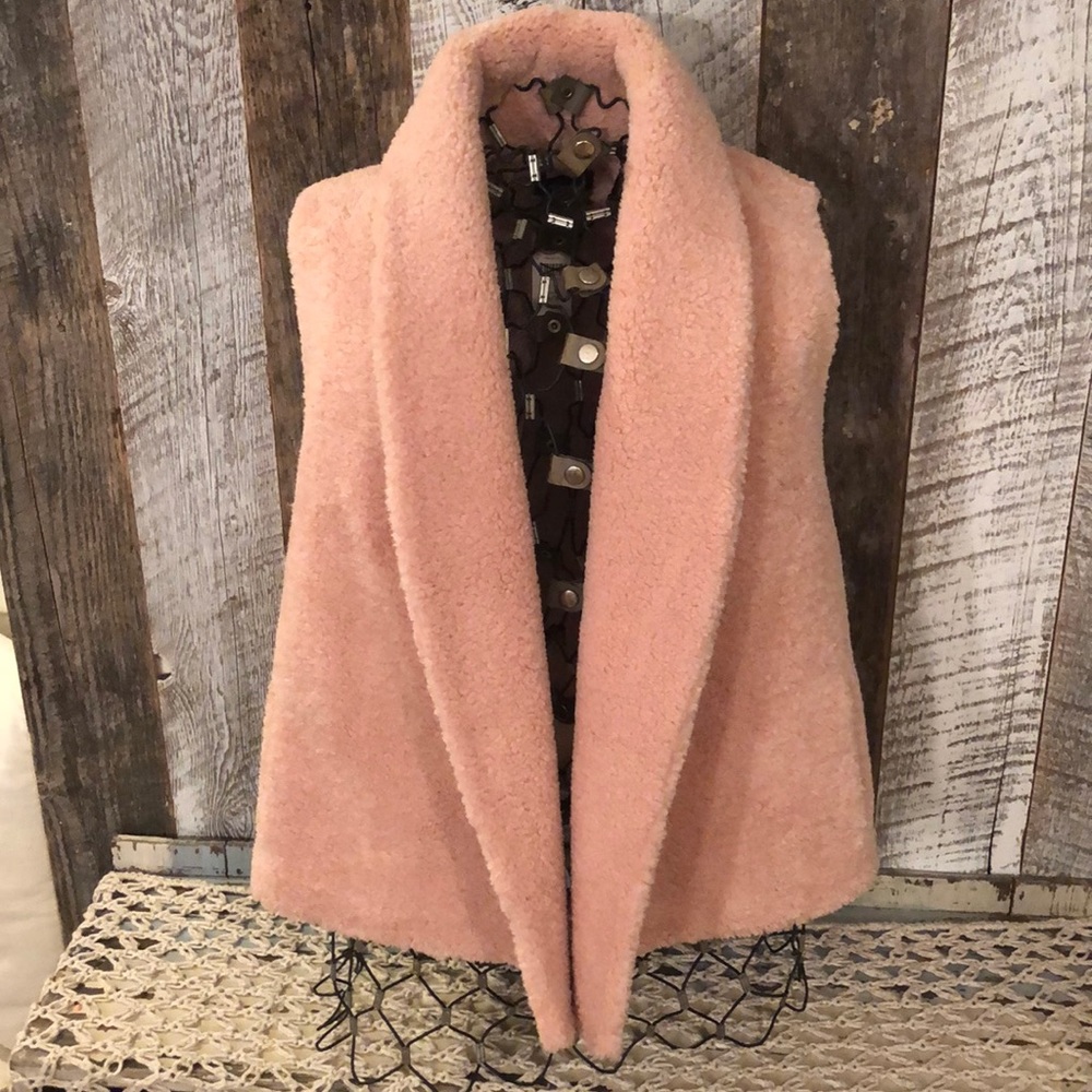 Anthropologie Norla Pink Vest